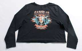 SUDADERA ROCK&ROLL MUJER/ ESTAMPADA LOGO RAMBLER NEGRO - RRWT91R0BL