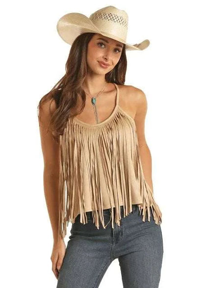 Camiseta de tirantes francesa Rock And Roll Tan BW20T03281