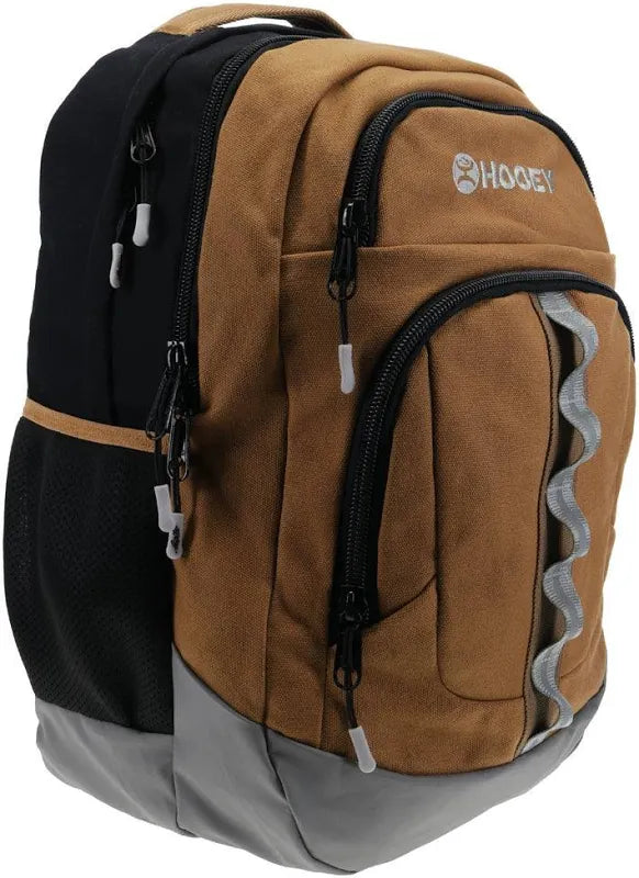 HOOEY “OX” TAN BODY AND POCKET WITH BLACK /GREY-BP044TNBK