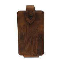 FUNDA DE TELÉFONO ARIAT MARRÓN BANDERA AMERICANA -A0603002