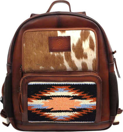 Mochila Ariat marrón PIEL DE VACA