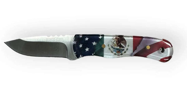 WHISKEY RANCH MÉXICO BANDERA ESTADOUNIDENSE CUCHILLO