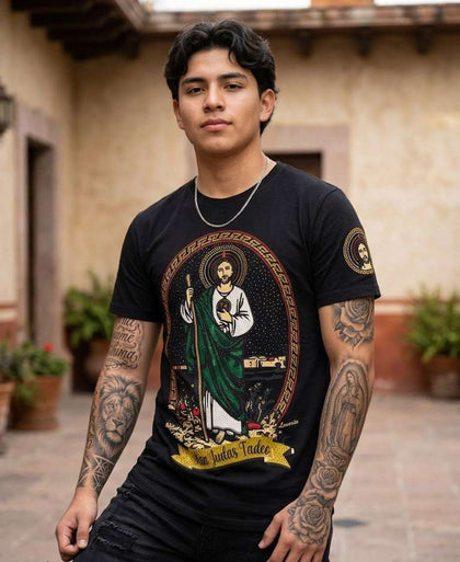 CAVIAR DREMES CAMISETA NEGRA SAN JUDAS TADEO- CD94667