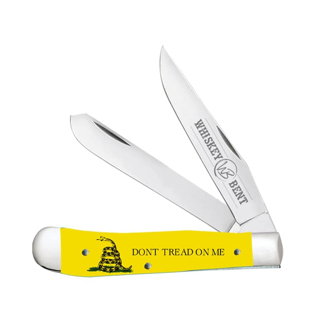 WHISKEY BENT DONT TREAD ON ME KNIFE