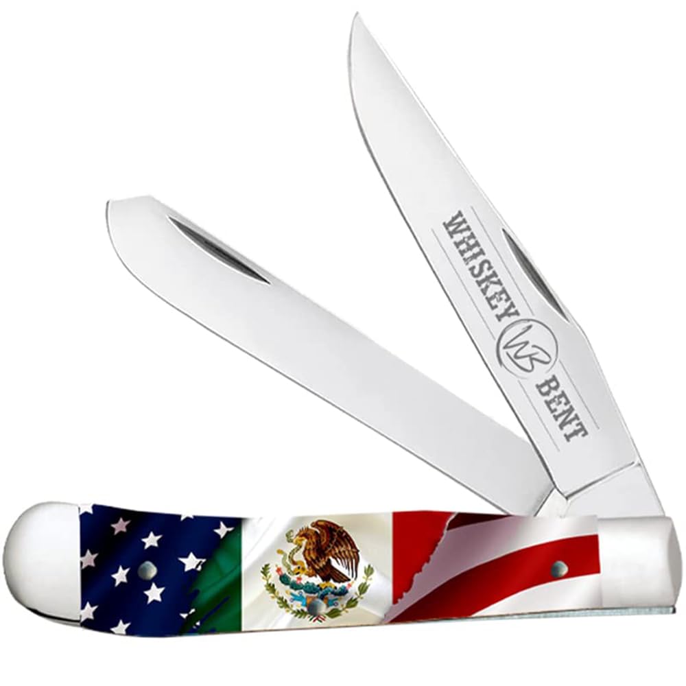 WHISKEY BENT MÉXICO/AMERICA FLAG KNIFE