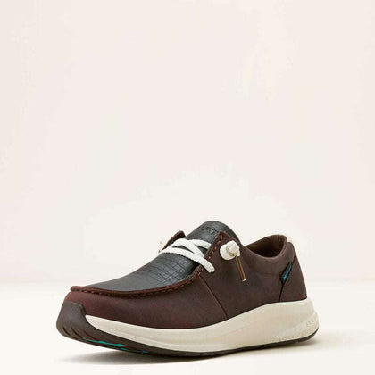 ARIAT HILO CHOCOLATE/ESTAMPADO CAIMÁN EN RELIEVE 10063964