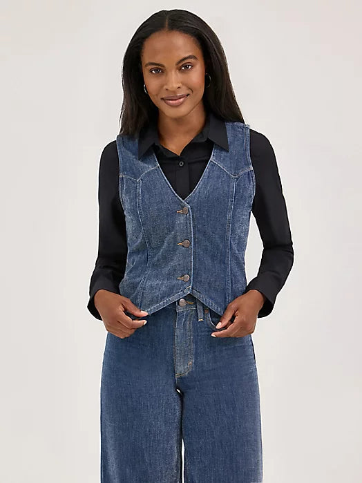 WRANGLER WOMEN DENIM VEST 112371981
