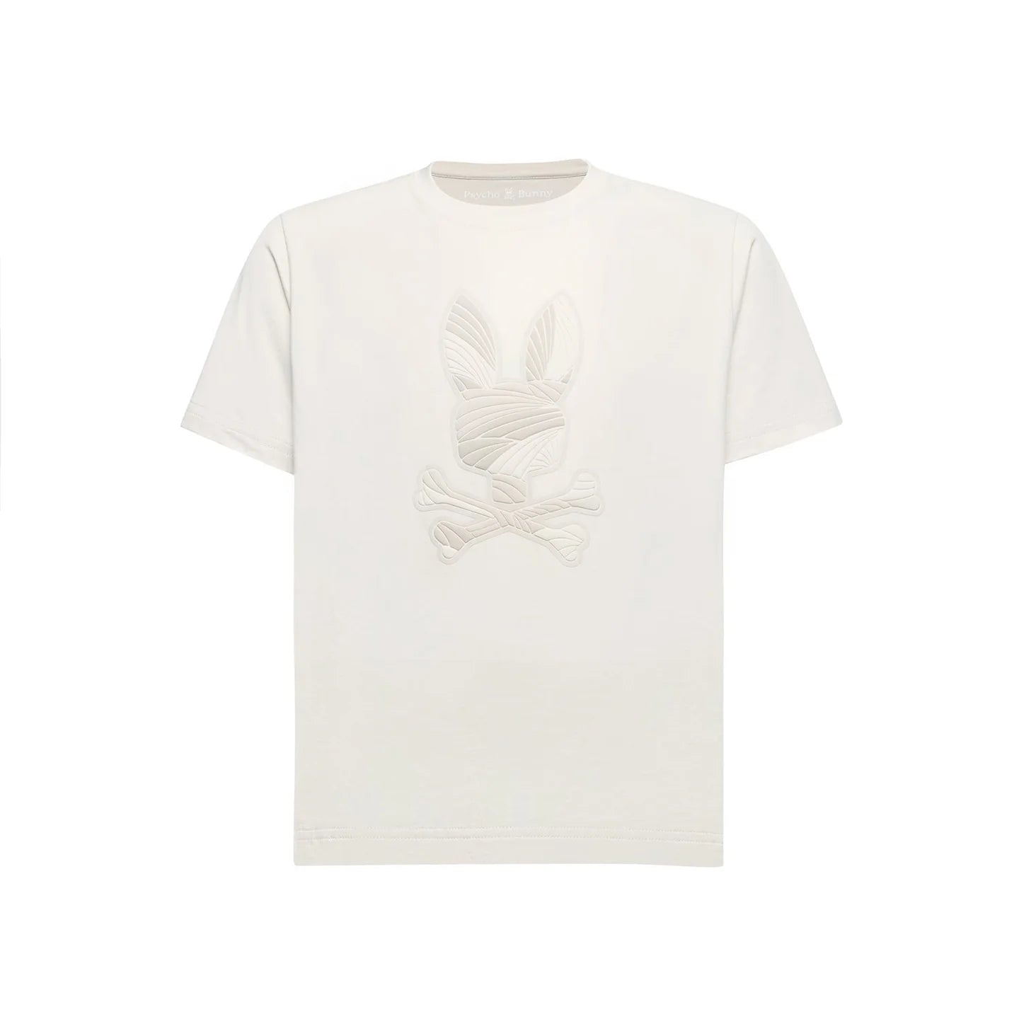 PSYCHO BUNNY KIDS BAXTER GRAPHIC TEE NATURAL LINEN B0U409F200