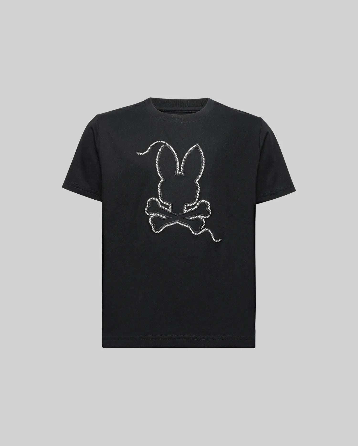 PSYCHO BUNNY KIDS CYRUS GRAPHIC TEE BLACK KT0200047 Laherradurawwnc.com