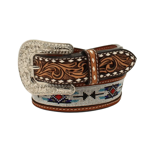 ANGEL RANCH BLACK BELT WITH RHINESTONES BUCKLE D140002502