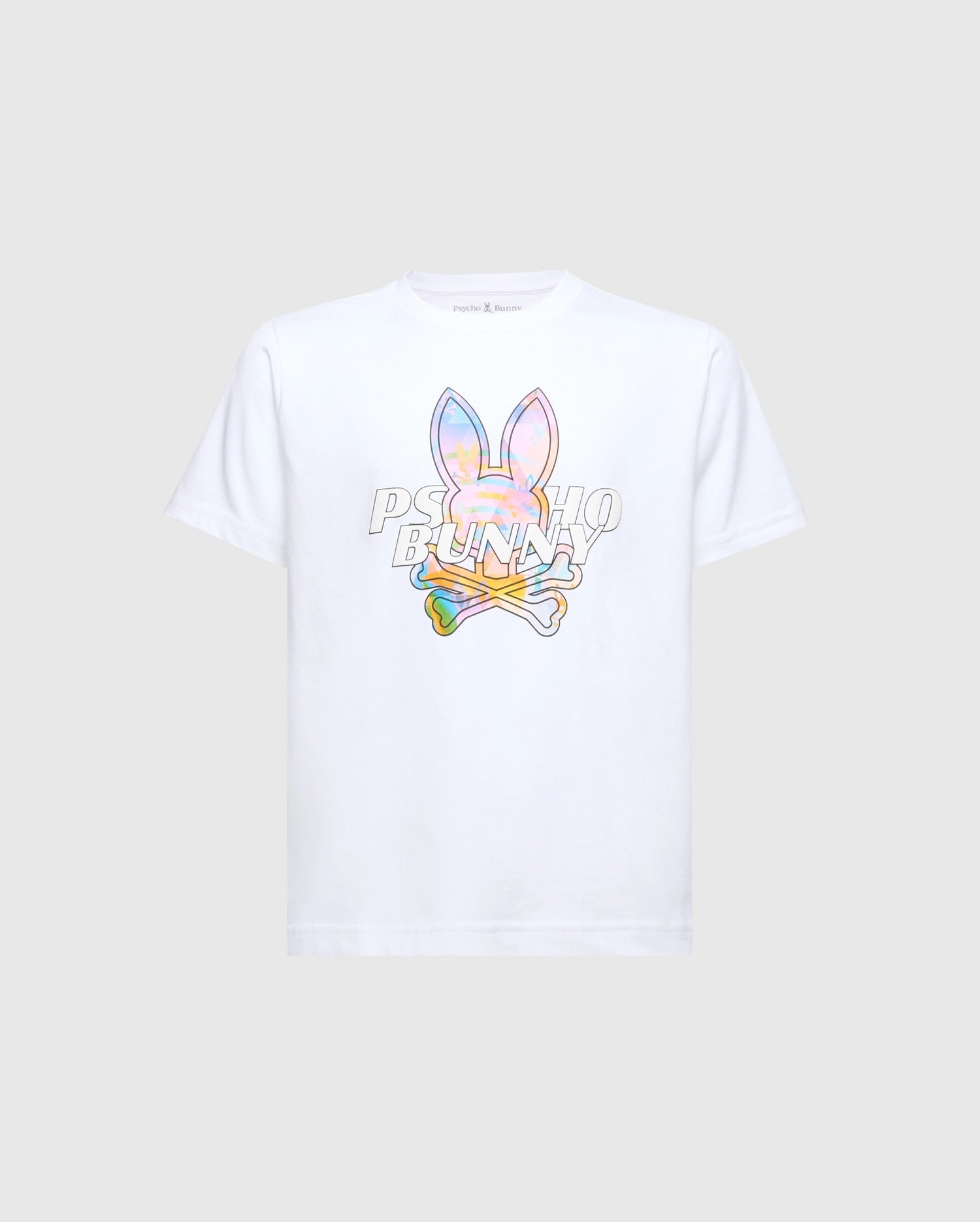 PSYCHO BUNNY KIDS MILOS GRAPHIC TEE WHITE B0U456F200