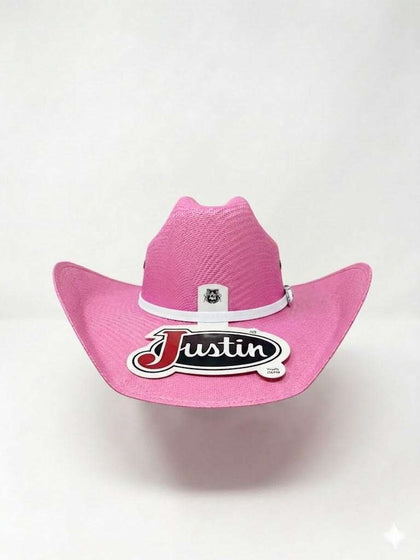 JUSTIN PINK KID JUS11562 STRAW HAT