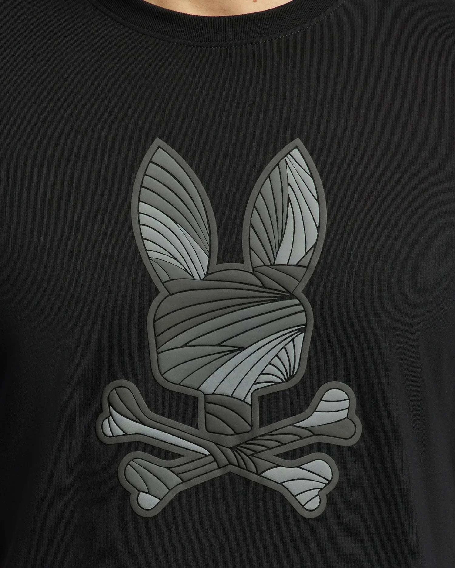 PSYCHO BUNNY KIDS BAXTER GRAPHIC TEE BLACK B0U409F200 Laherradurawwnc.com
