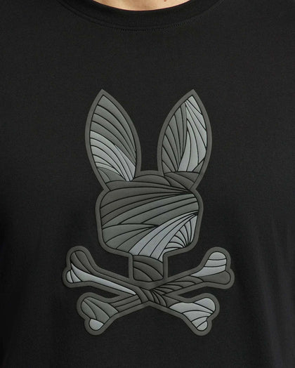 PSYCHO BUNNY KIDS BAXTER GRAPHIC TEE BLACK B0U409F200