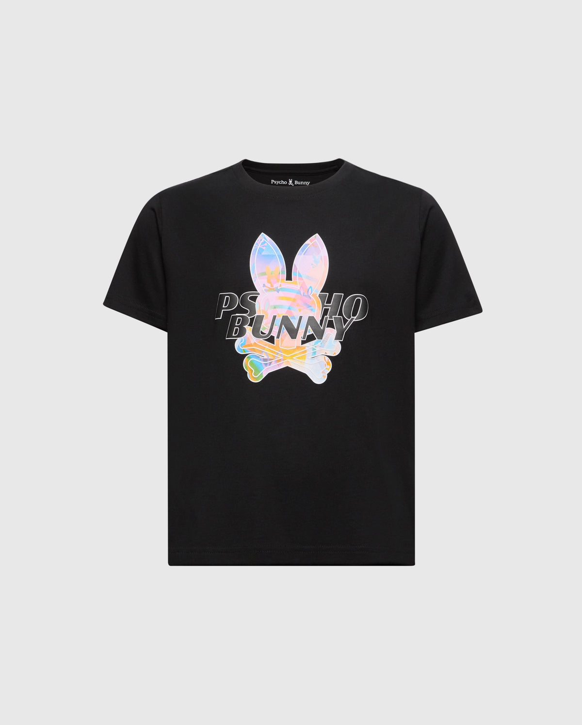 PSYCHO BUNNY KIDS MILOS GRAPHIC TEE BLACK B0U456F200