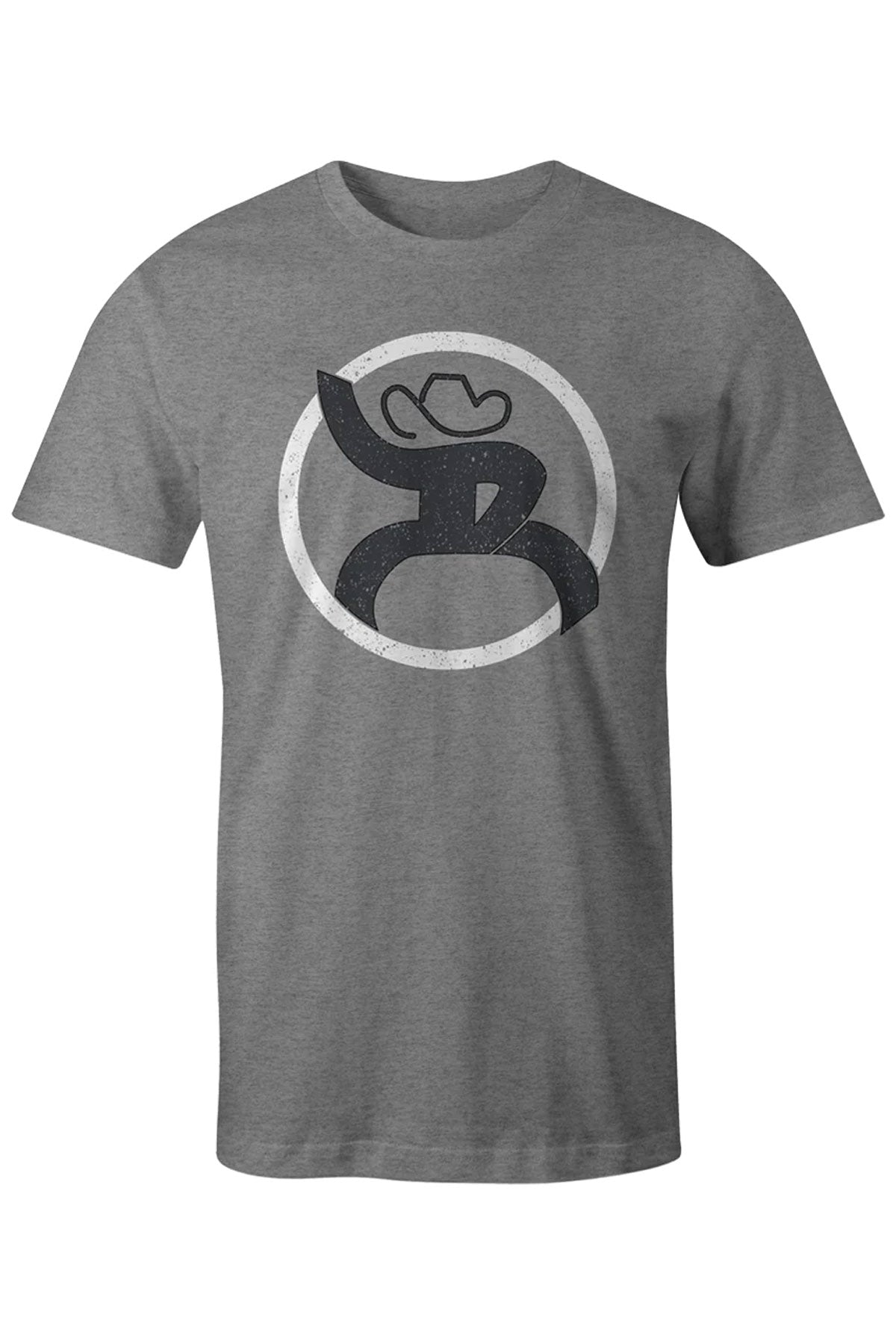 “ROUGHY 2.0” HOOEY GREY CREW NECK WITH WHITE CHARCOAL LOGO- RT1516GY