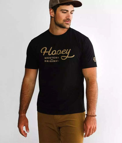 “OG” MENS HOOEY BLACK CREW NECK SHORT SLEEVE T SHIRT- HT1566BK