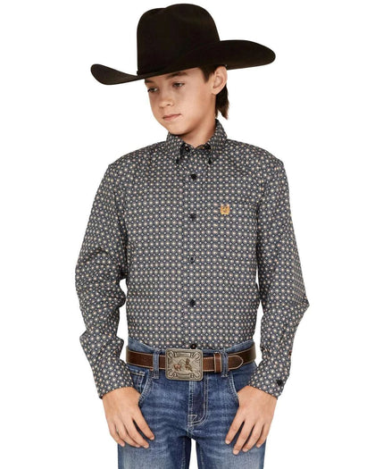 CAMISA DE NIÑO DE MANGA LARGA CINCH MTW7060292