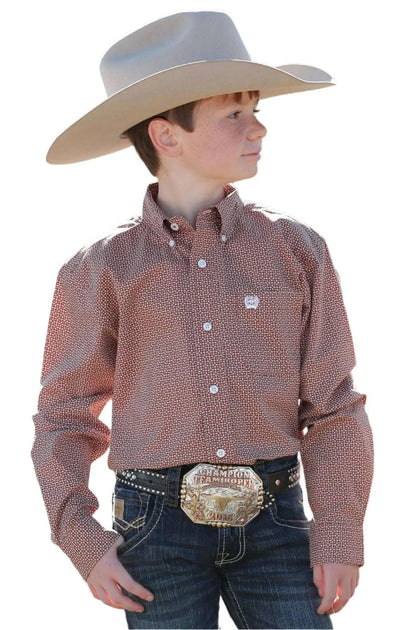 CINCH BOYS GEOMÉTRICO ESTILO MARRÓN MTW7060320