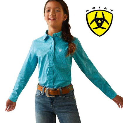 ARIAT TEAM KIRBY LS SHIRT ESTAMPADO CAIDAN NIÑA 10043457
