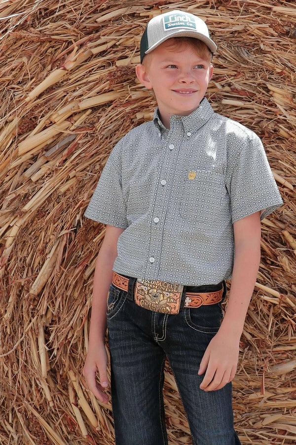 CAMISA MANGA CORTA CINCH PARA NIÑO MTW7140029 GRN