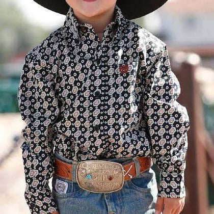 CINCH BOYS GEOMÉTRICO ESTILO NEGRO MTW7060321