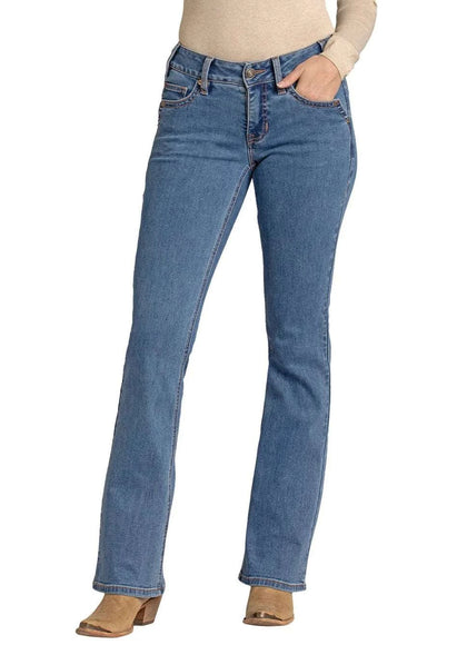 ROCK&ROLL WOMEN JEANS CORTE BOTA TIRO MEDIO LAVADO MEDIO-BW4MD07188