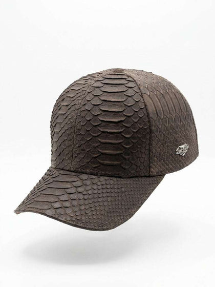 WHITE DIAMONS PYTHON TABACCO CAP