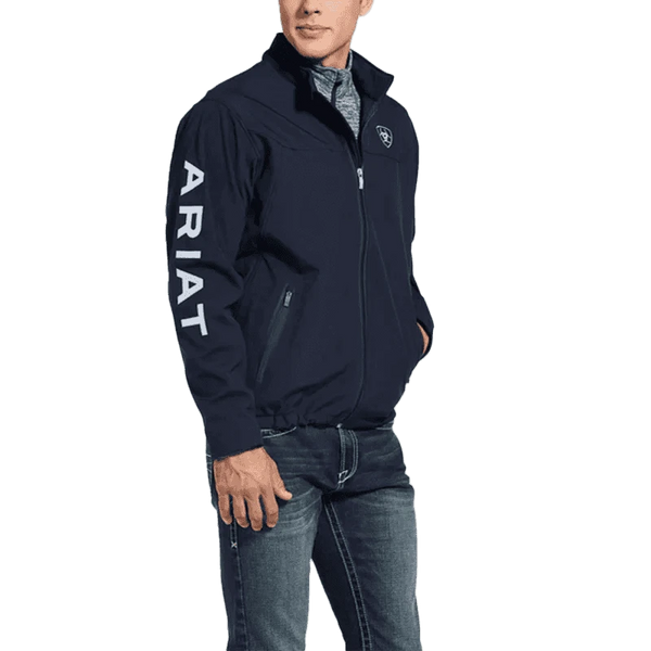 ARIAT JACKET NEW TEAM SOFTSHELL BRAND JKT NAVY-10032687