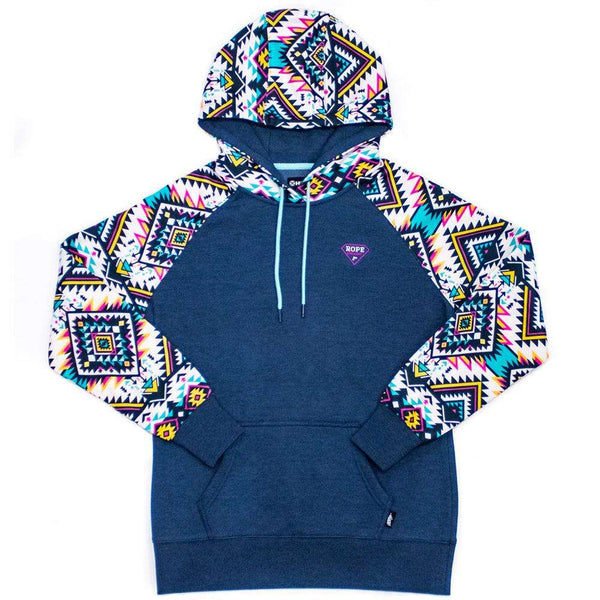 Sudadera con capucha HOOEY GIRLS NAVY ROPE LIKE A GIRL -HH1188NVAZ