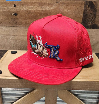 TEXAS RANCH RED WITH BROWN LEAF CAP
