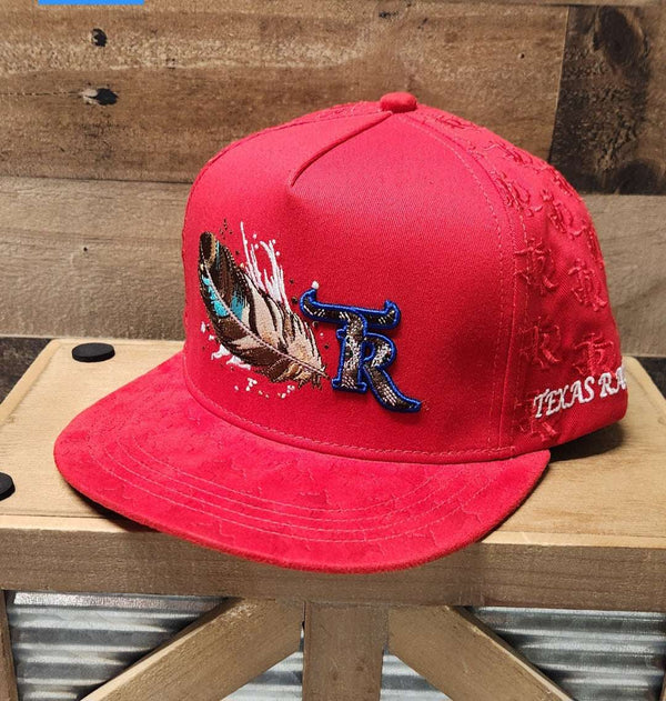 TEXAS RANCH RED WITH BROWN LEAF CAP