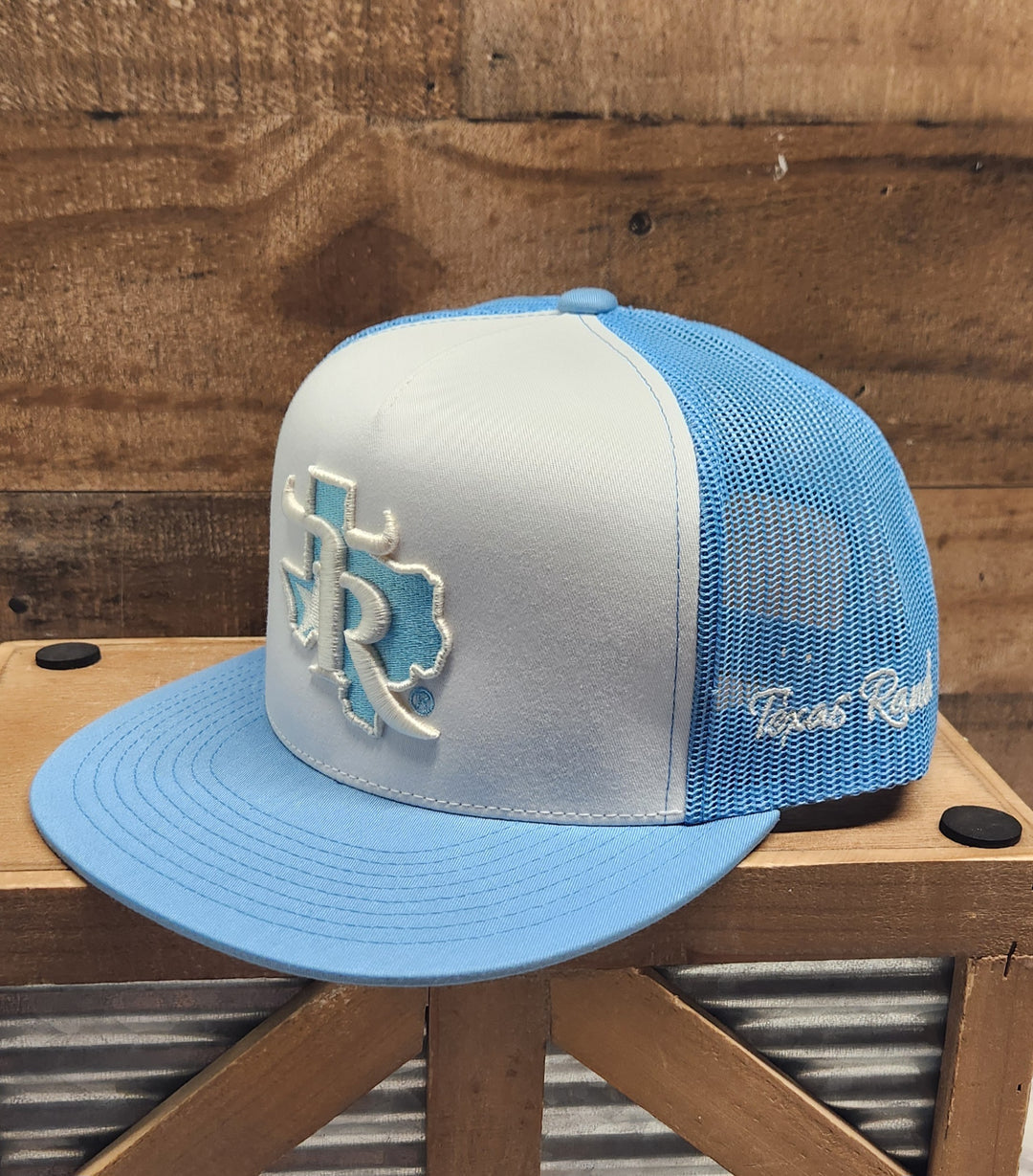 TEXAS RANCH WHITE /BLUE CAP