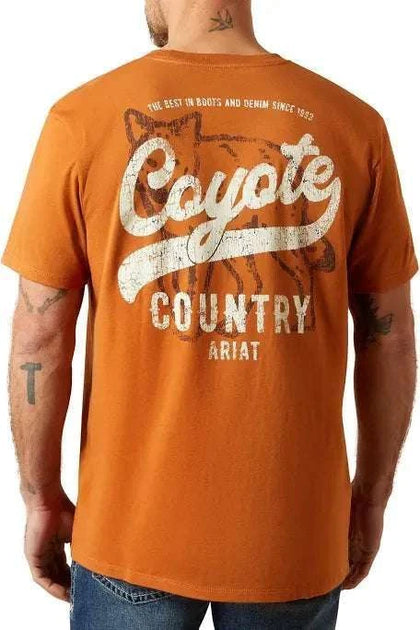 ARIAT MEN ADOBE COYOTE COUNTRY SS SHIRT -10065902
