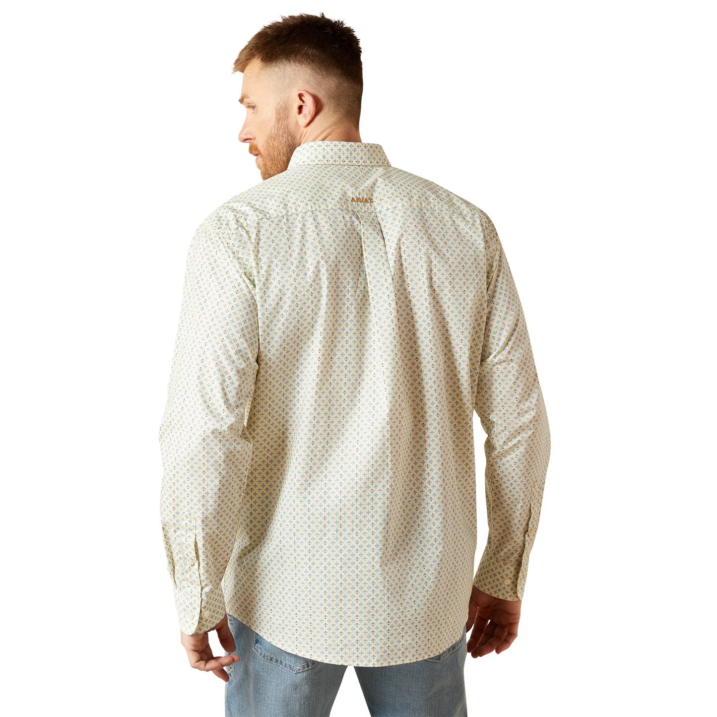 ARIAT MENS CREAM TIMBER LS SHIRT-10065770