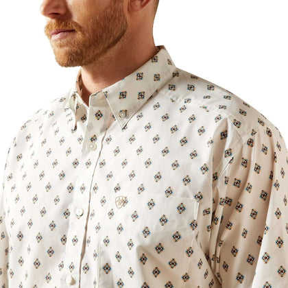 CAMISA ARIAT DE HOMBRE BLANCA THELL MANGA LARGA -10065769