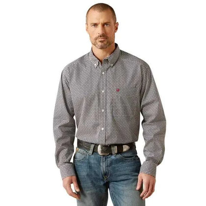 CAMISA DE MANGA LARGA TOBIAS NEGRA PARA HOMBRE ARIAT -10065855