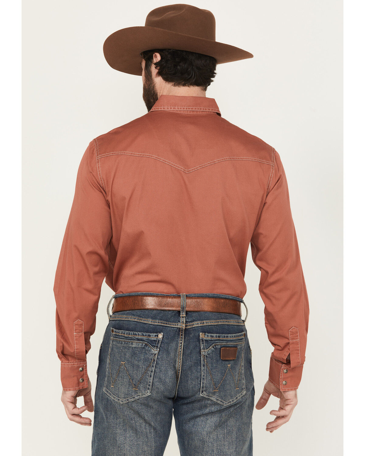 WRANGLER RUST COPPER  LS SHIRT -112374980