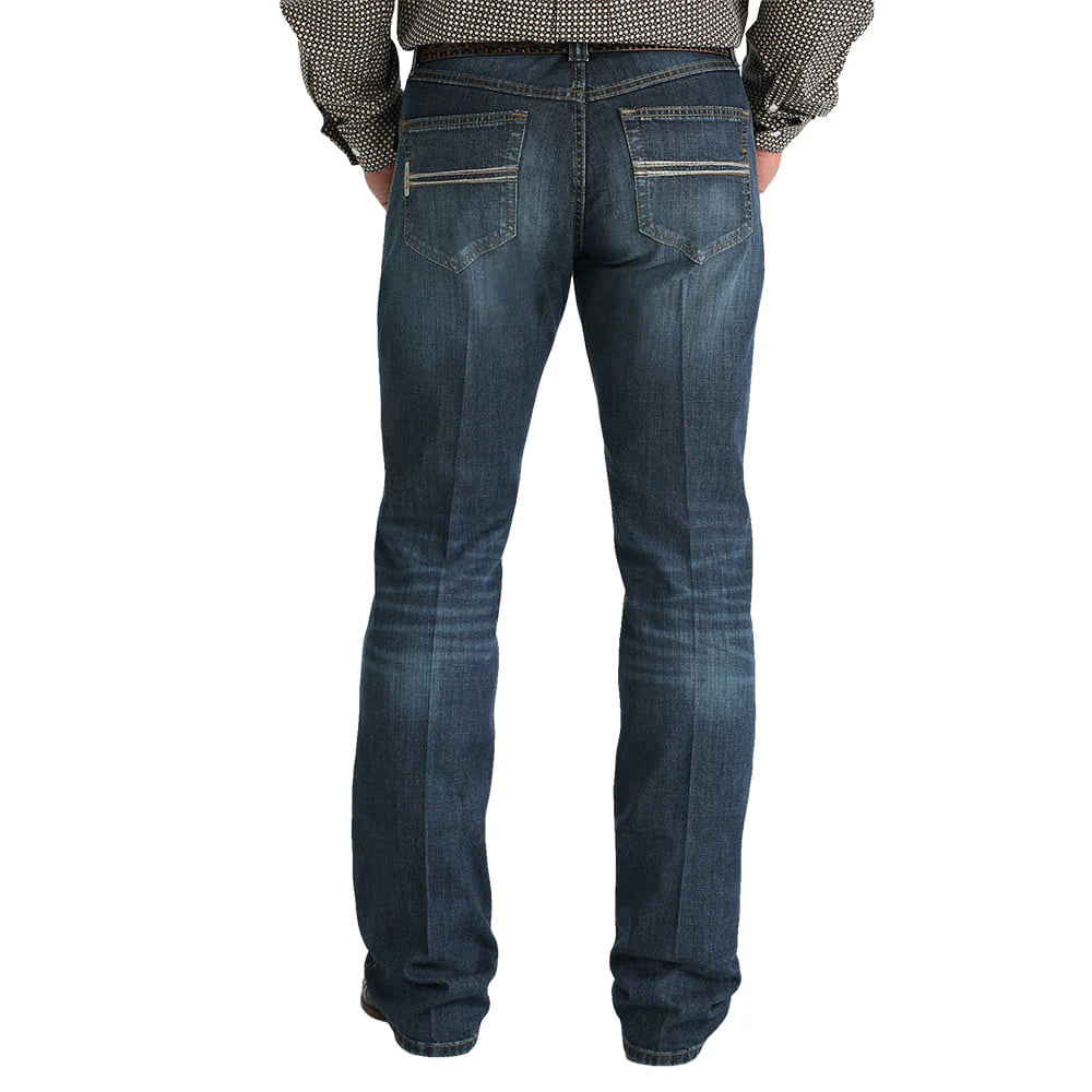 CINCH JEAN CARTER RELAXED MID RISE BOOTCUT DARK BLUE- MB71934024