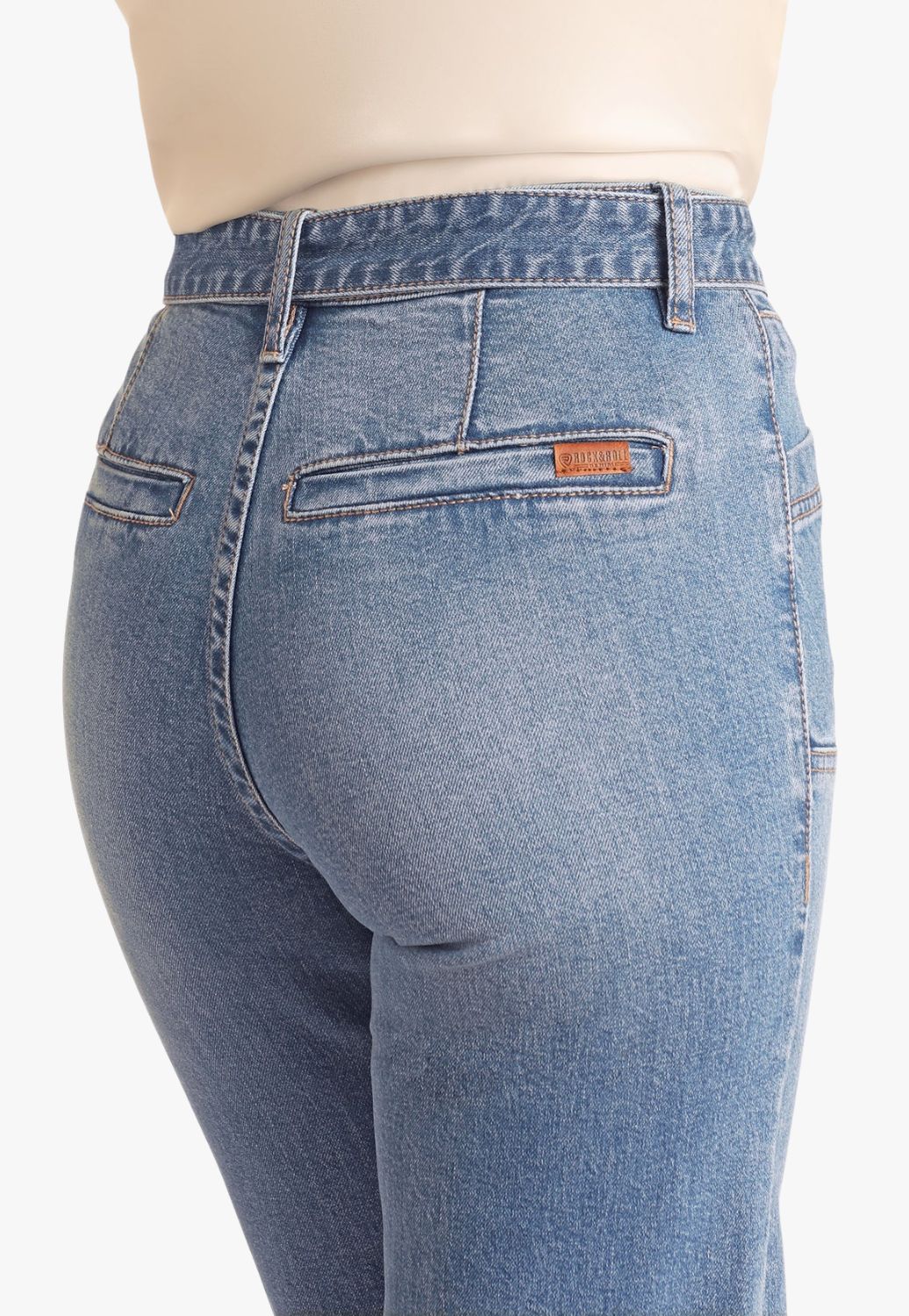 ROCK&ROLL WOMEN MEDIUM VINTAGE BELTED RELAXED WIDE LEG -BW6HD08495