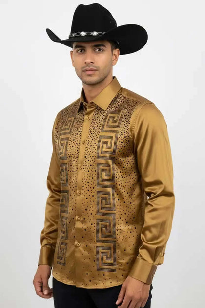CAMISA LARGA CHUXX MEN GOLD-CHLS2121