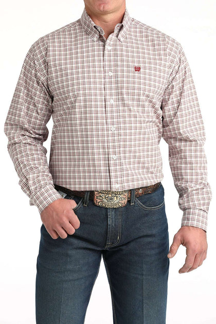 CAMISA DE HOMBRE CINCH MANGA MTW1106015 BLANCO