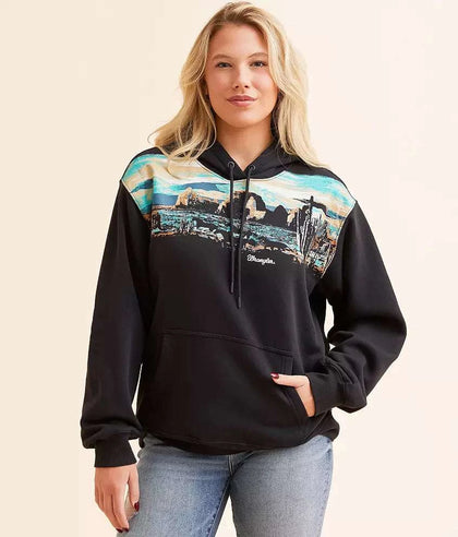 SUDADERA CON CAPUCHA WESTERN DE MUJER WRANGLER - 112352997