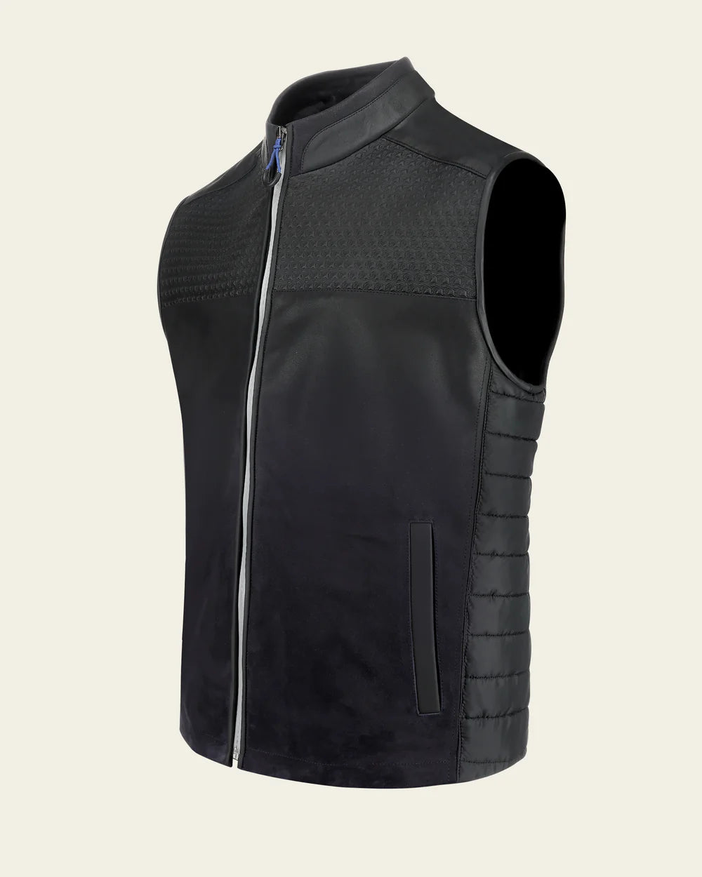 CUADRA CHALECO BORREGO MATNA BLACK MN BLACK ZIPPER VEST JC359