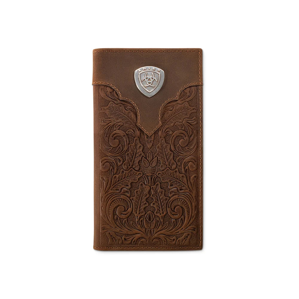 ARIAT TOOLED LEATHER RODEO WALLET A3568844