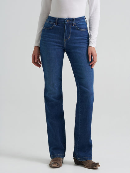 VAQUEROS DE MUJER DE CORTE BOTA A MEDIDA WRANGLER -112382691