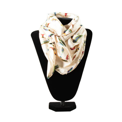 SILK WILDRAGS:WILD RAG FEATHER WH-0911105