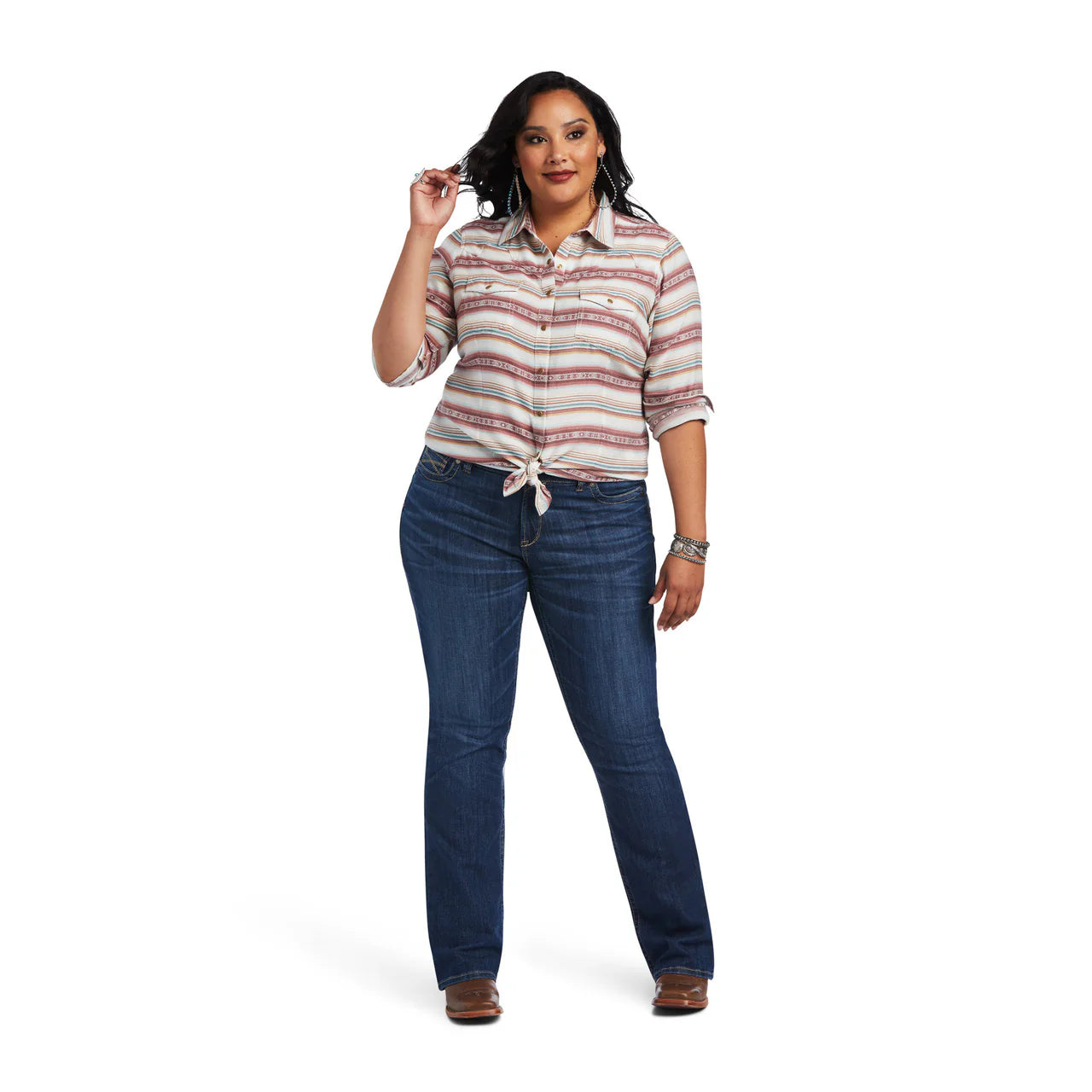 WOMEN ARIAT ROSEWOOD JACQUARD 10040626