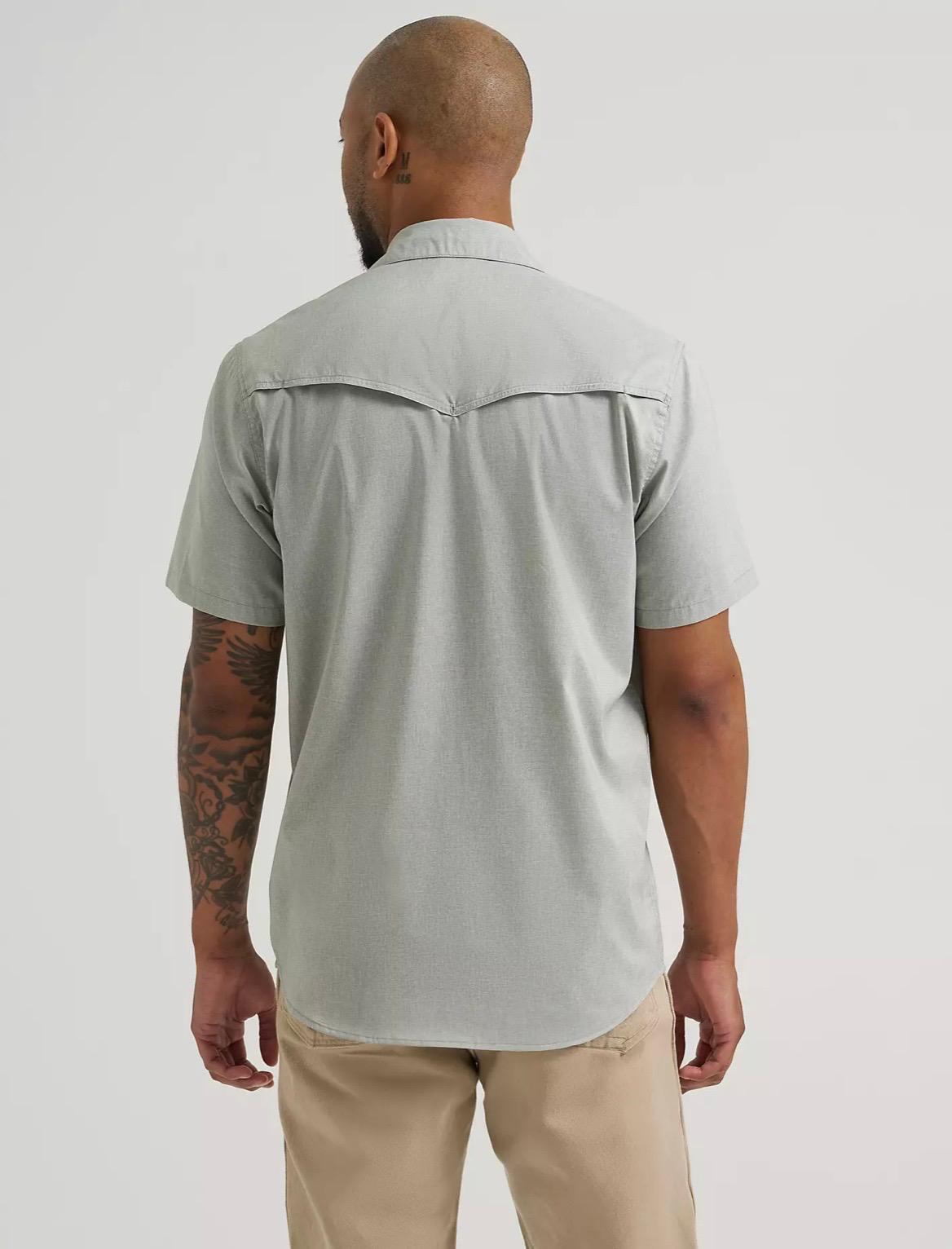 WRANGLER MEN ALL TERRAIN GEAR SHORT SLEEVE SHIRT GREEN 112375153