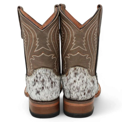 TANNER KIDS BROWN &WHITE HAIR  ON COWHIDE 300L - TMK205322